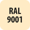RAL9001 (Creme Struktur)