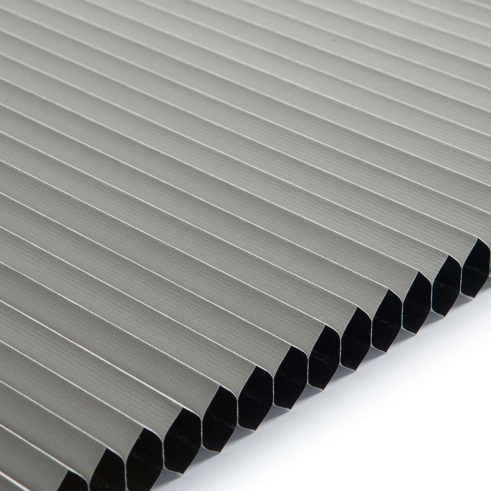 Plissee Honeycomb Komfort Collection Blackout mit Reflektionsbeschichtung hellgrau 1-3753 DU