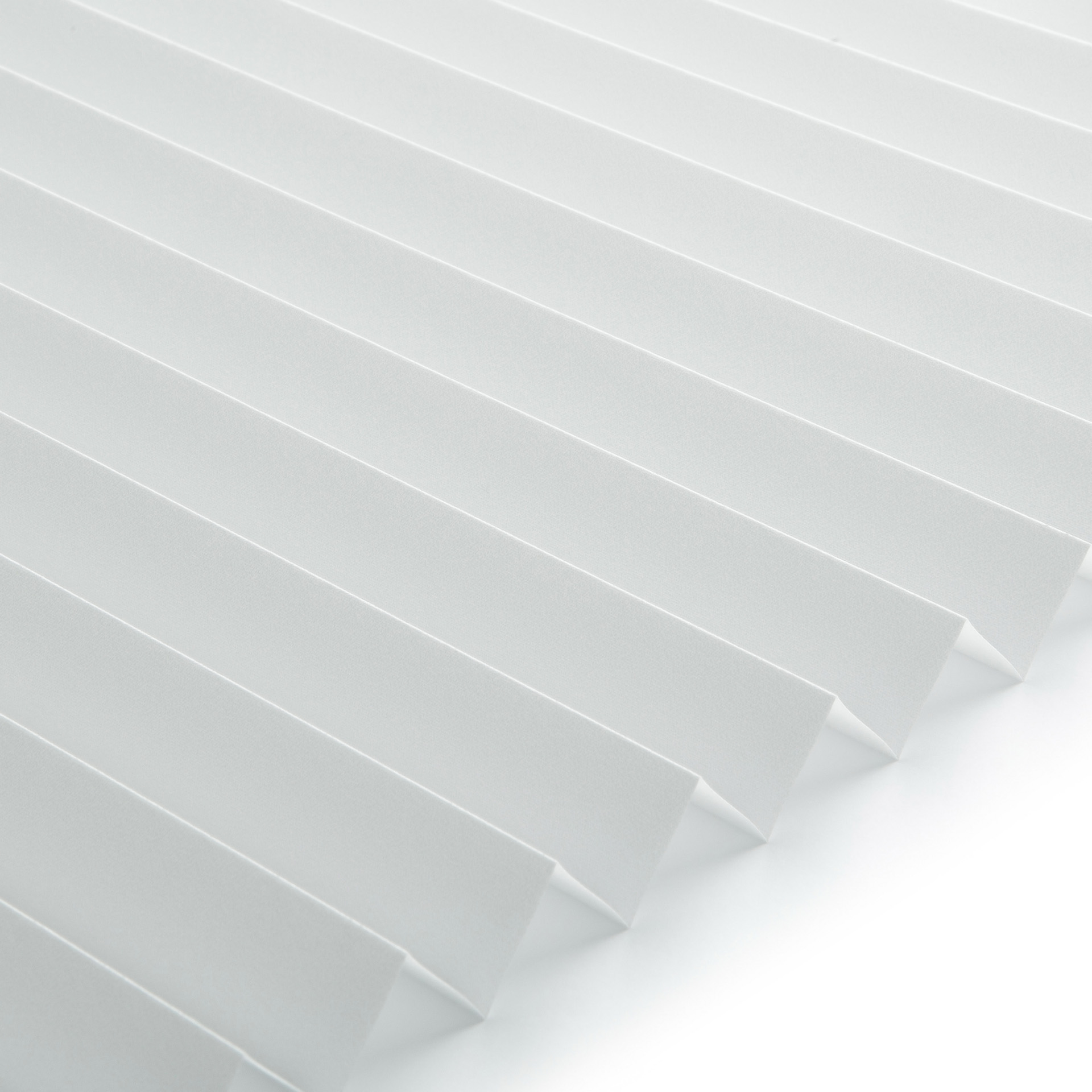 Plissee Basic Selection vierteltransparent mit Refektionsbeschichtung weiß S-0160