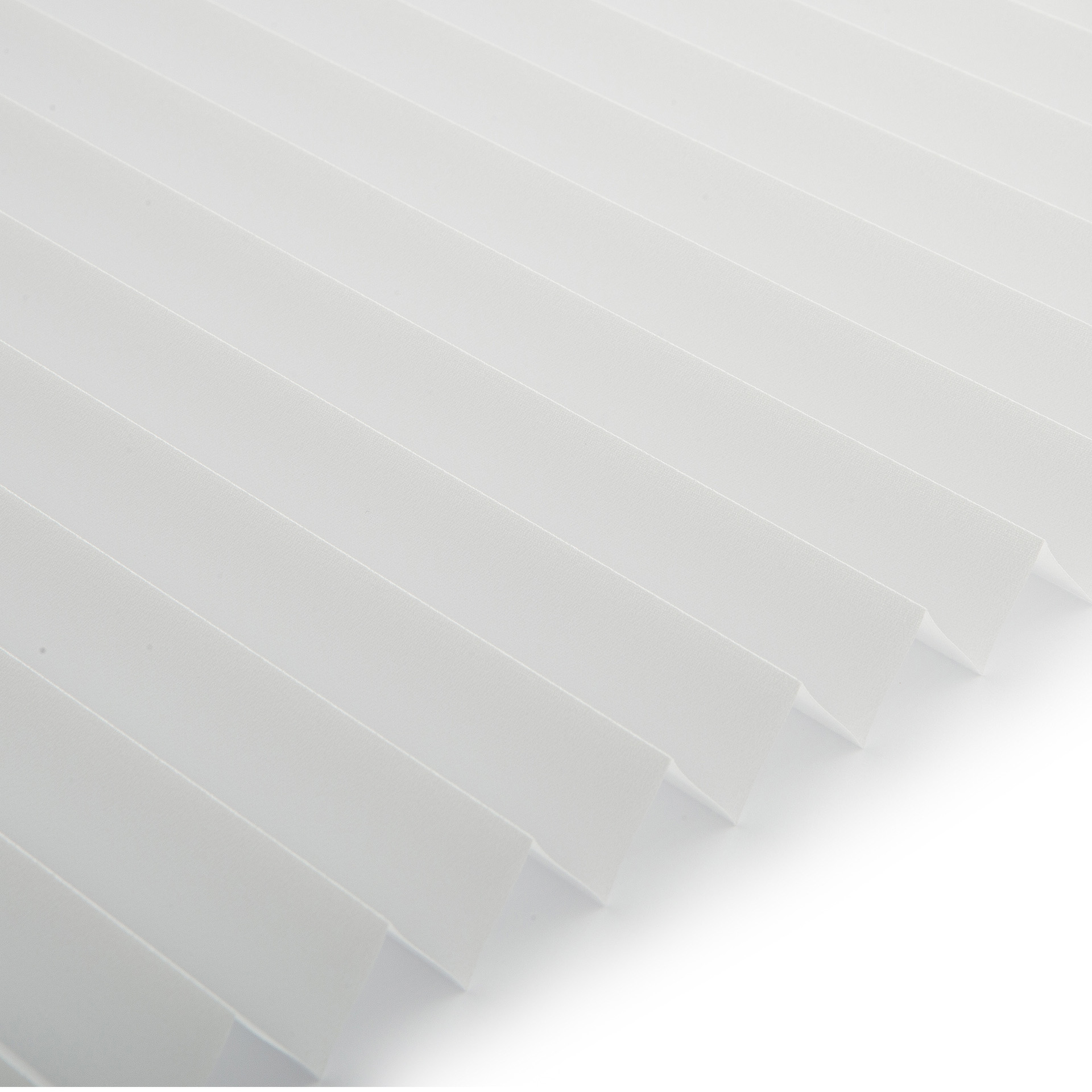Plissee Basic Selection weiß halbtransparent S-0120