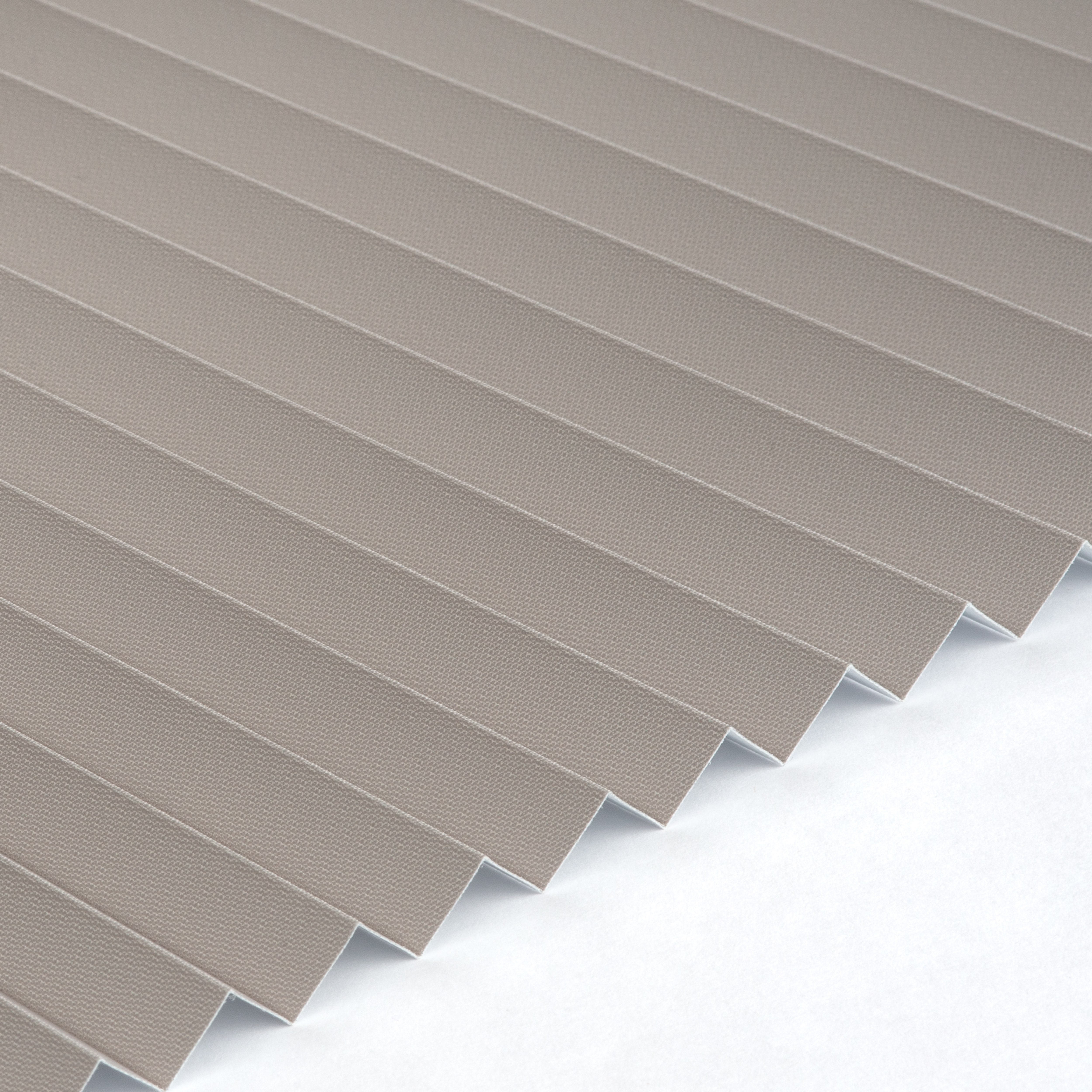 Plissee 16mm für Schiebetüren Luxury Collection verdunkelnd Blickdicht Graubeige