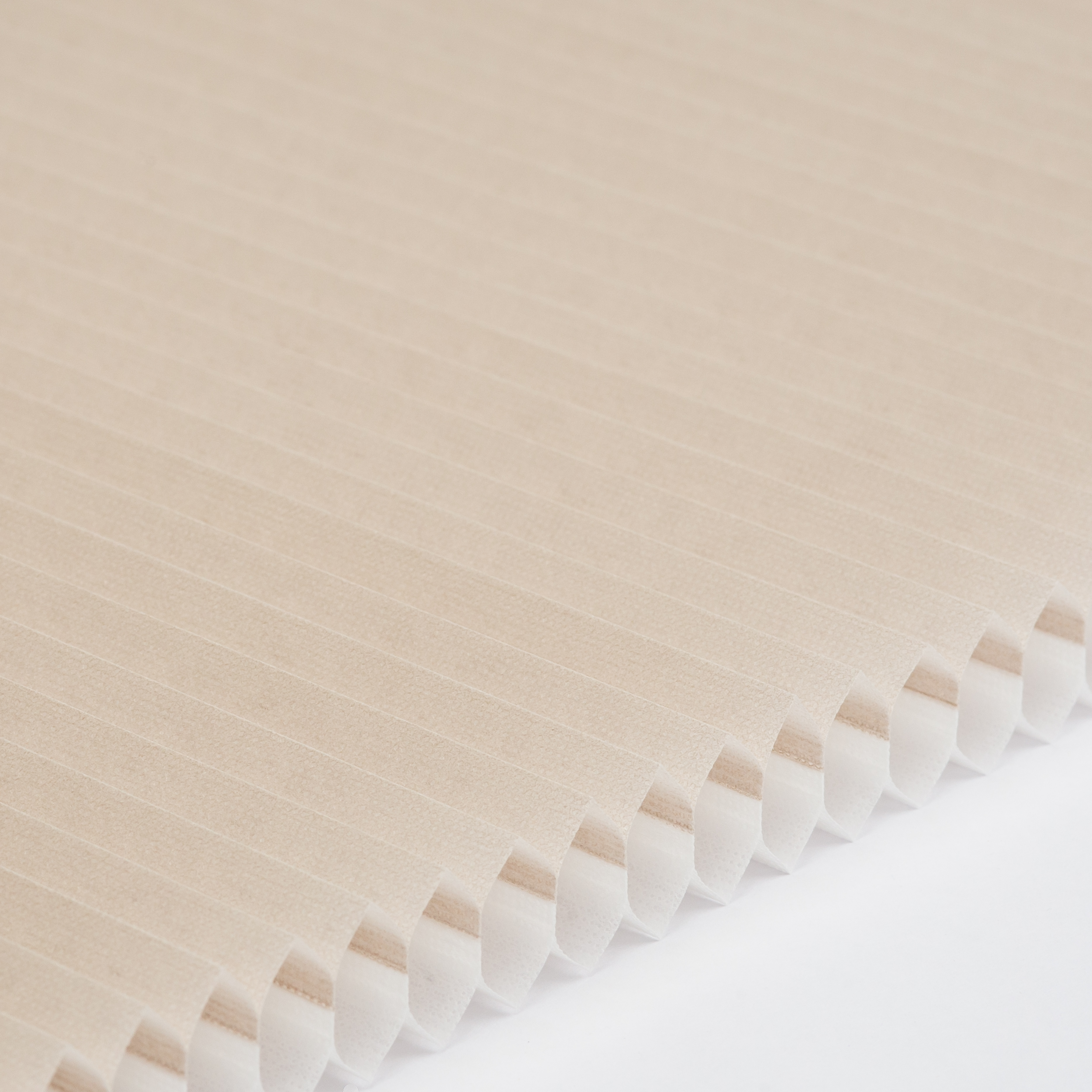 Plissee Honeycomb halbtransparent Standard Collection Hellbeige 0-2909 DU