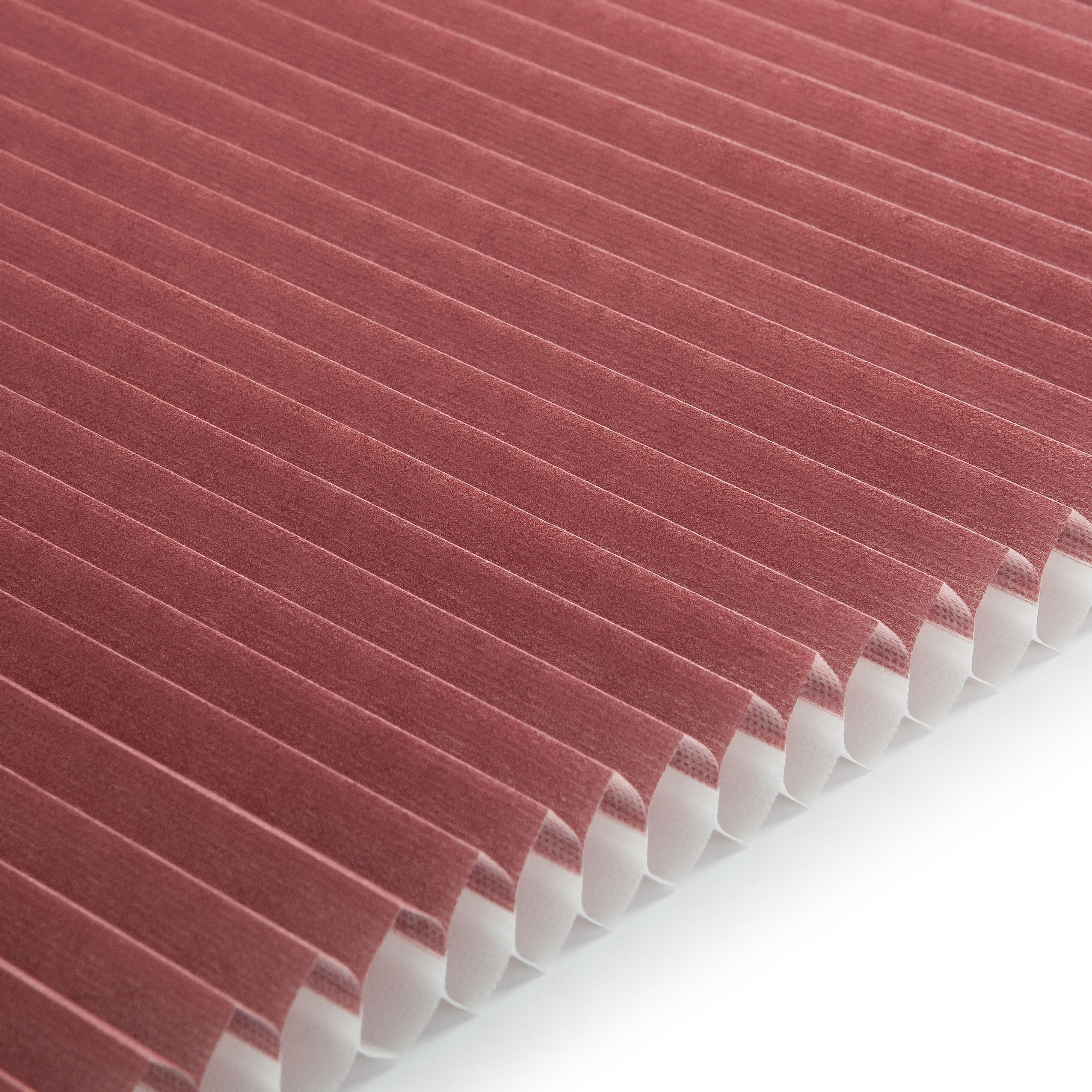 Plissee Honeycomb Standard Collection halbtransparent rot 0-2915 DU