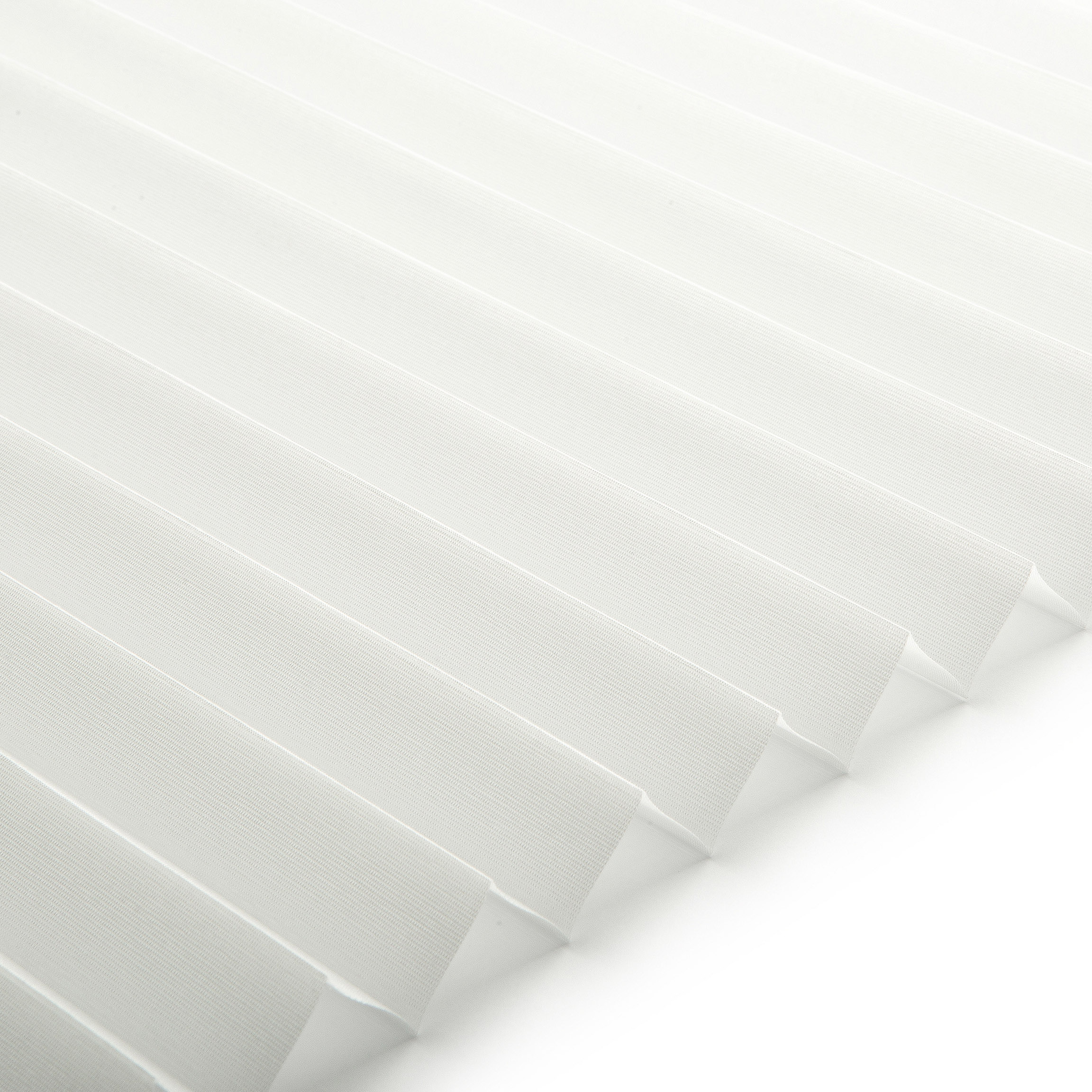 Plissee Komfort Collection white / Creme transparent 1-3120