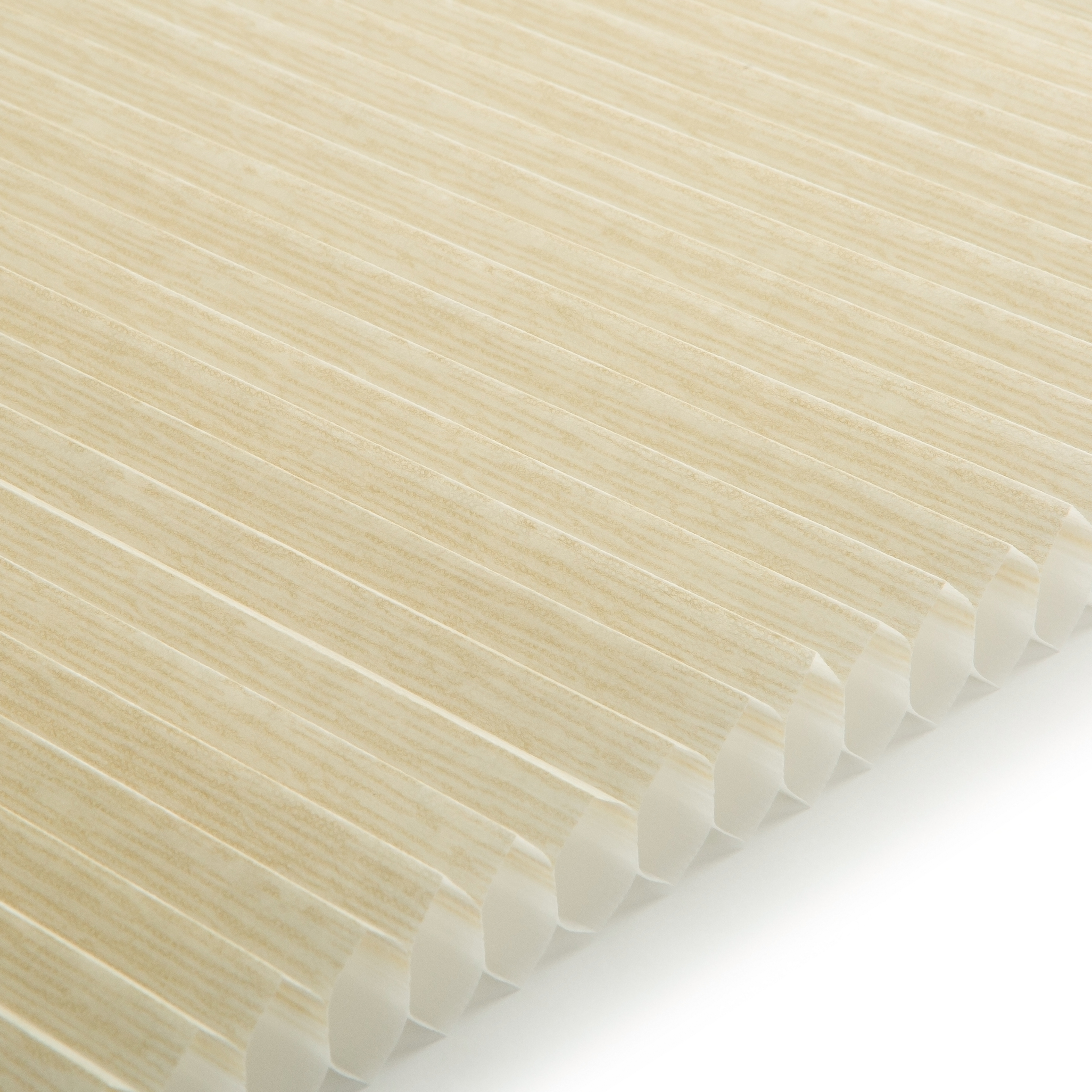 Plissee Honeycomb Premium Collection halbtransparent Beige mit Melange-Optik 2-2935 DU