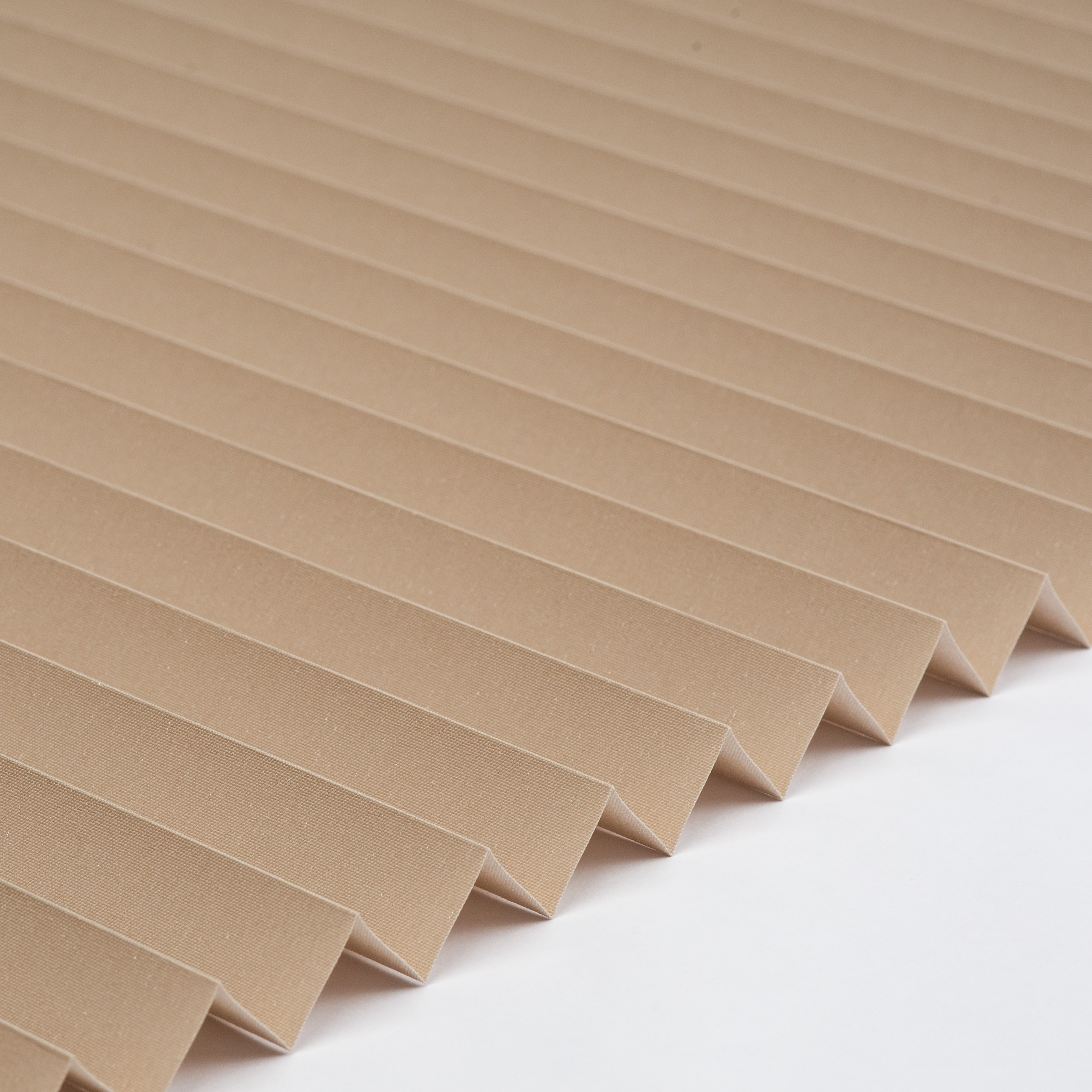 Plissee Standard Collection Vierteltransparent Beige mit Reflektionsbeschichtung 0-0632 PL
