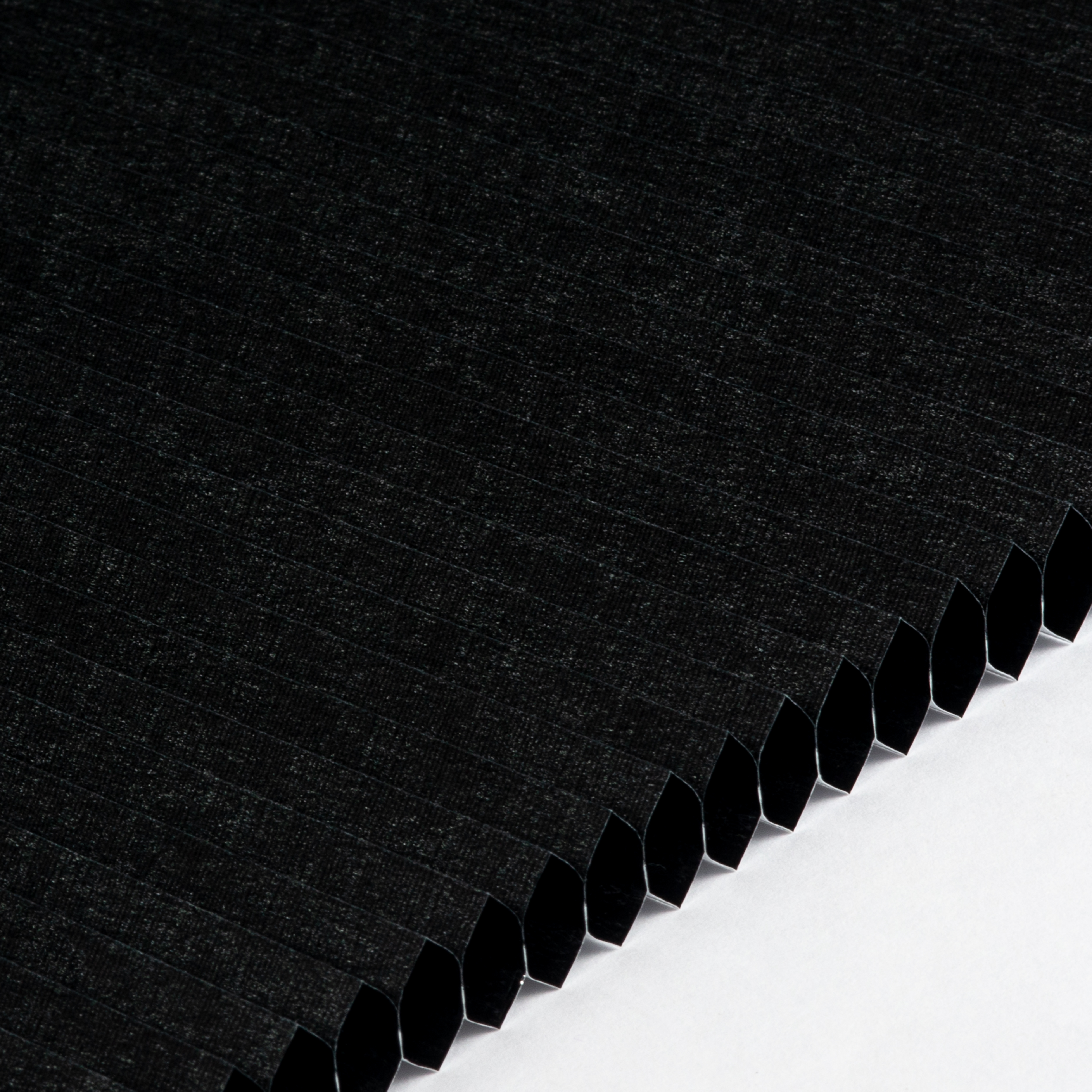 Plissee 16mm für Schiebetüren Honeycomb Luxury Collection verdunkelnd Blickdicht Anthrazit mit Reflektionsbeschichtung