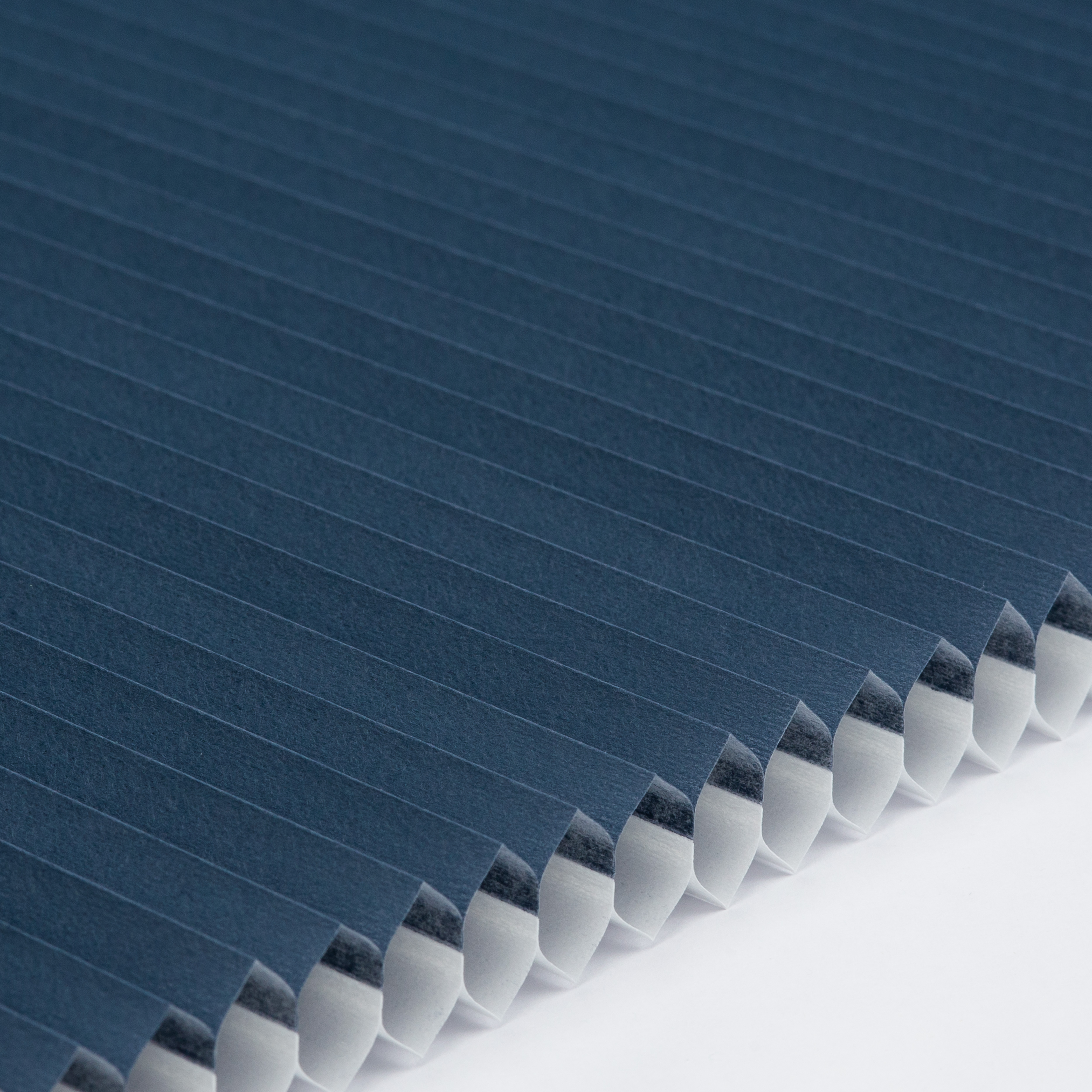 Plissee Honeycomb halbtransparent Standard Collection Marineblau 0-2848 DU