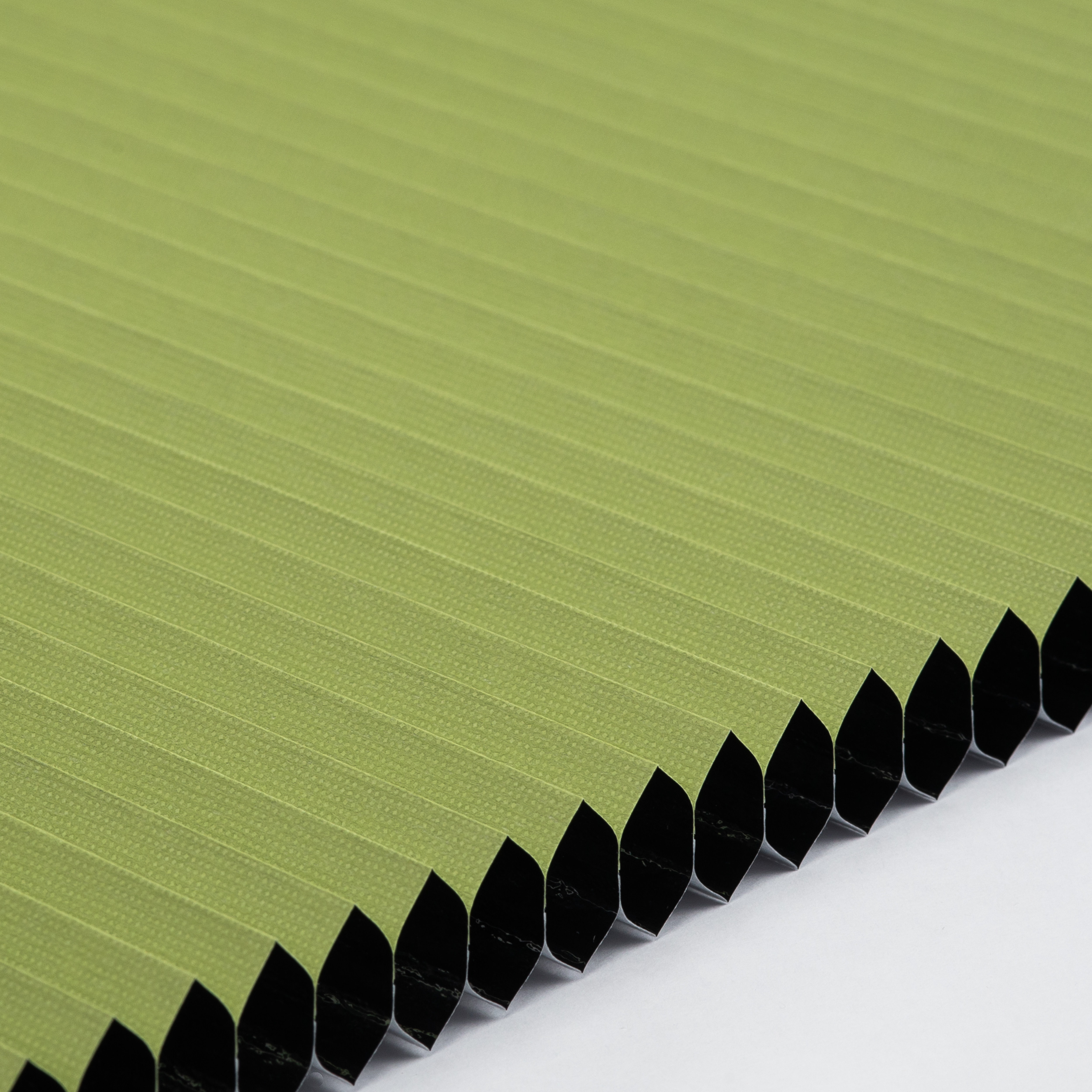 Plissee Honeycomb Blackout Komfort Collection Fasergrün – Verdunkelnd & blickdicht mit Reflektionsbeschichtung 1-3764 DU