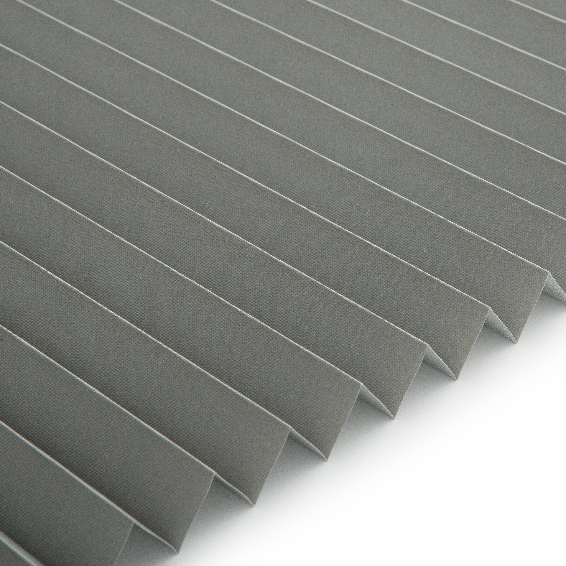 Plissee Standard Collection vierteltransparent grau 0-0275