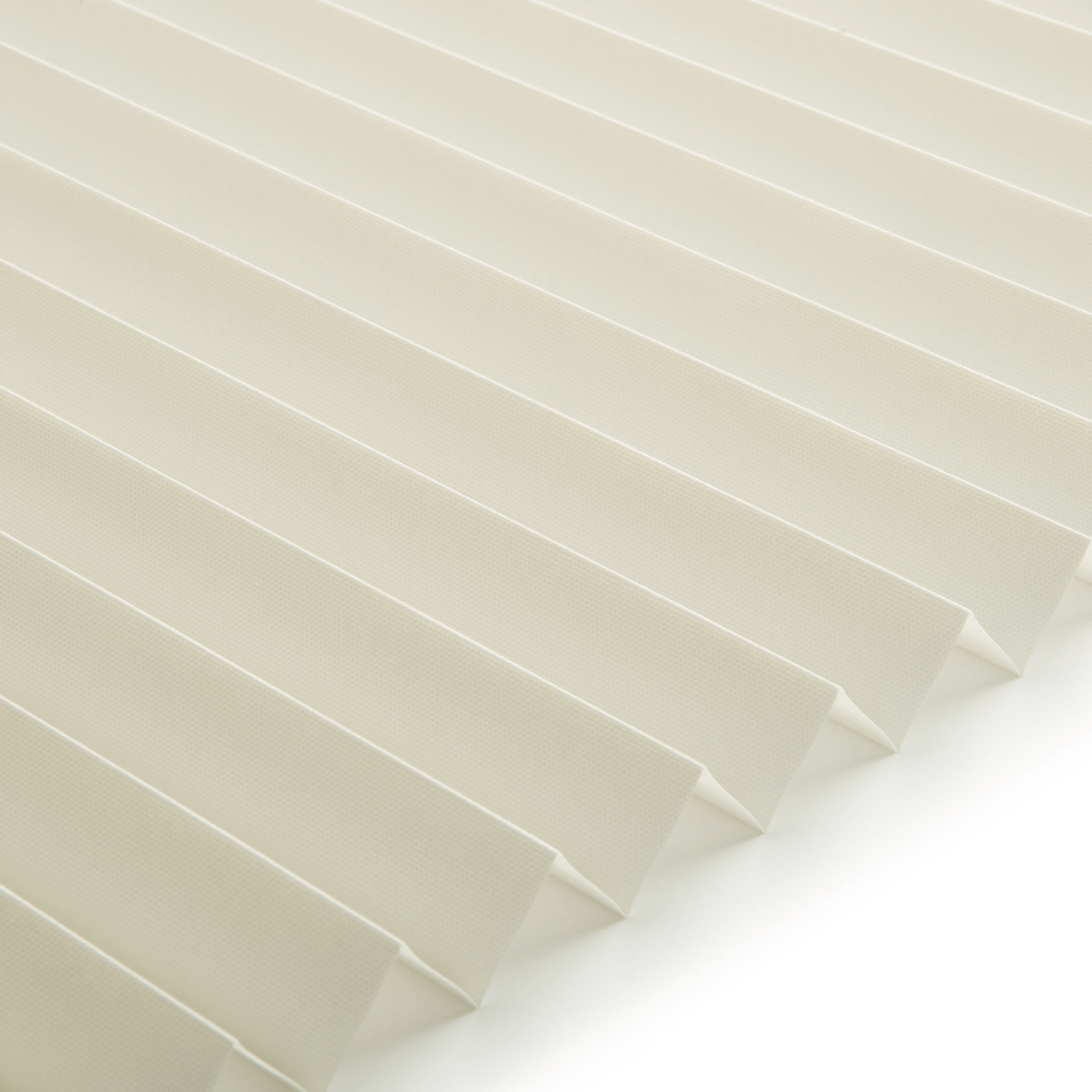 Plissee Standard Collection vierteltransparent creme 0-0261