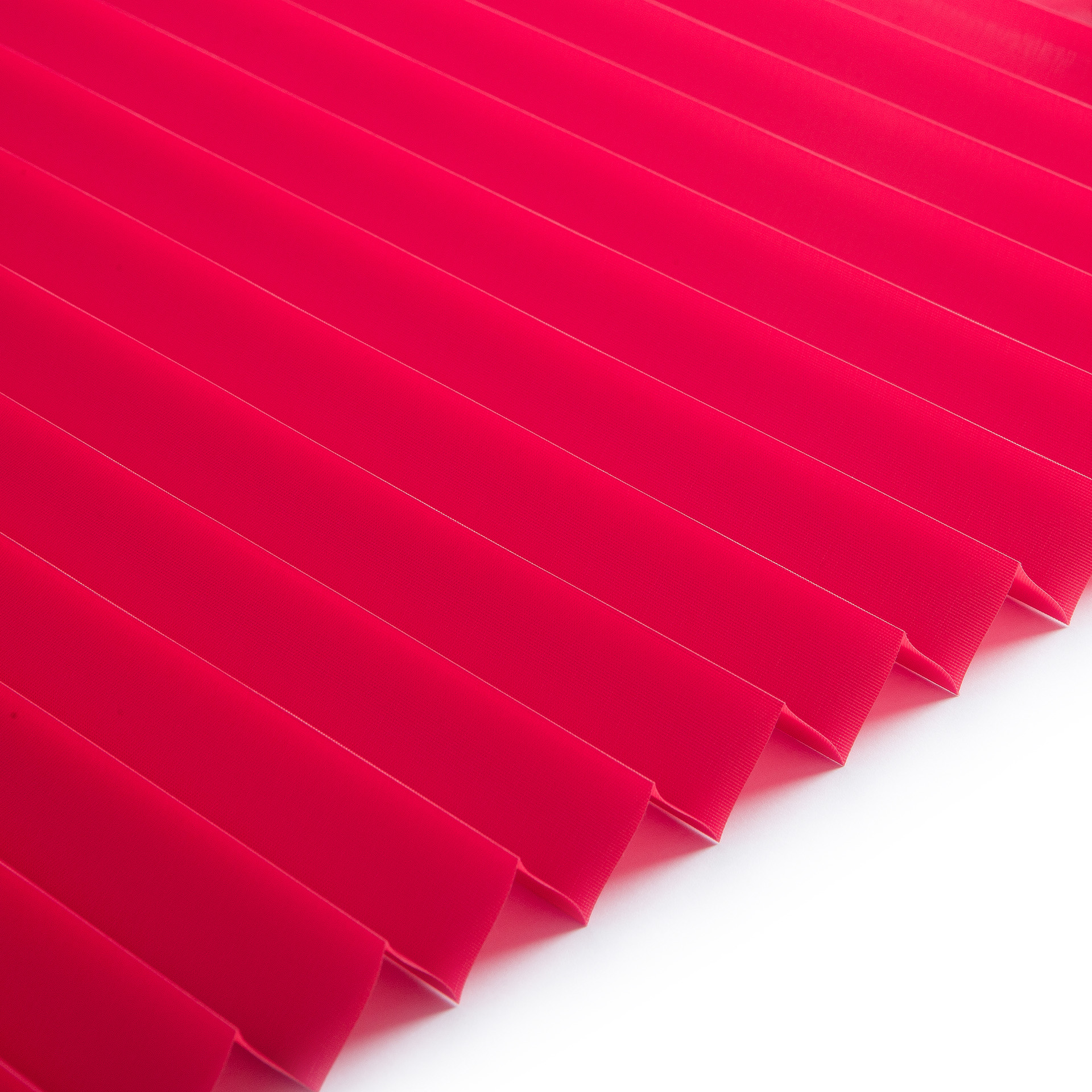 Plissee Basic Selection halbtransparent rot S-0115