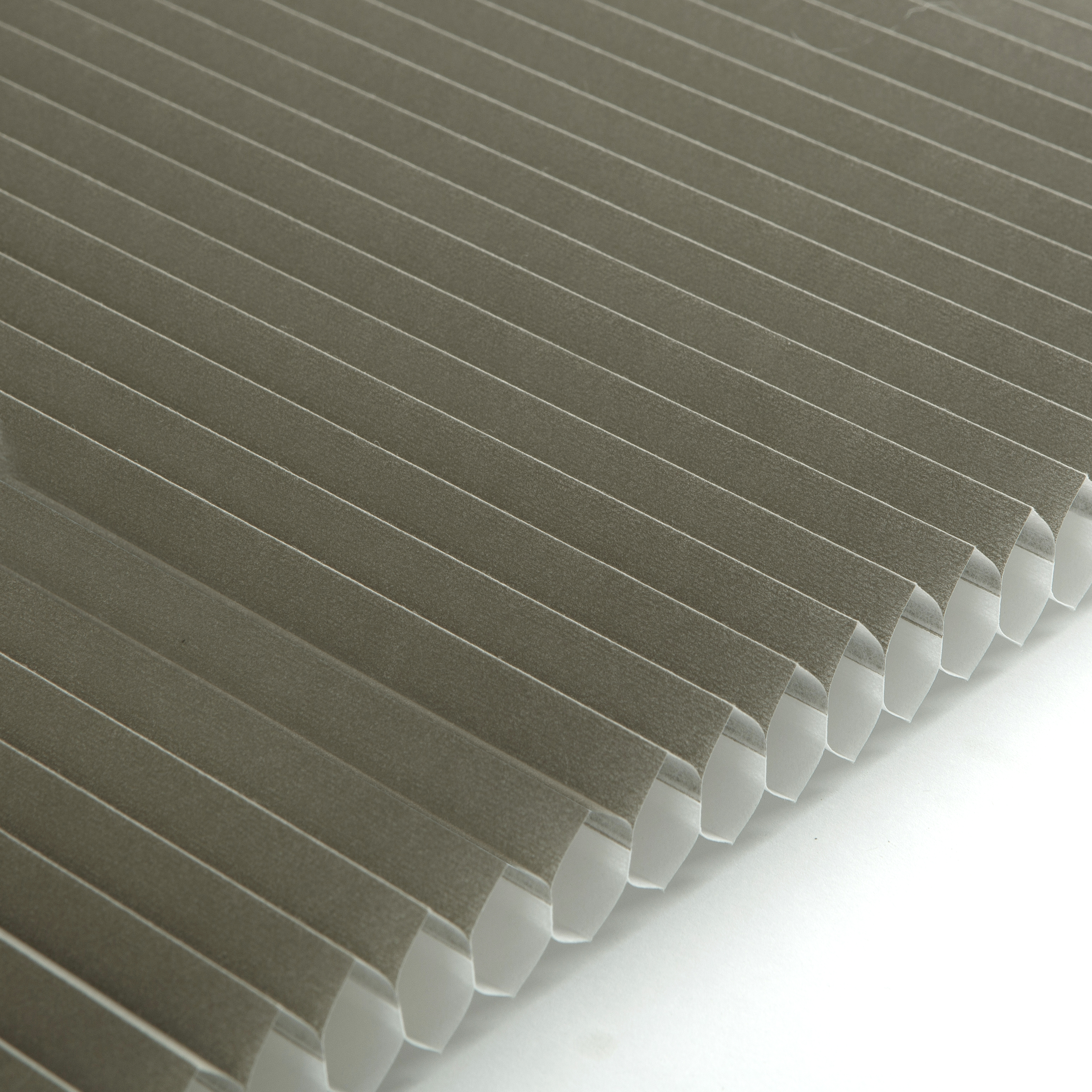 Plissee Honeycomb Standard Collection halbtransparent Graubeige 0-2805 DU