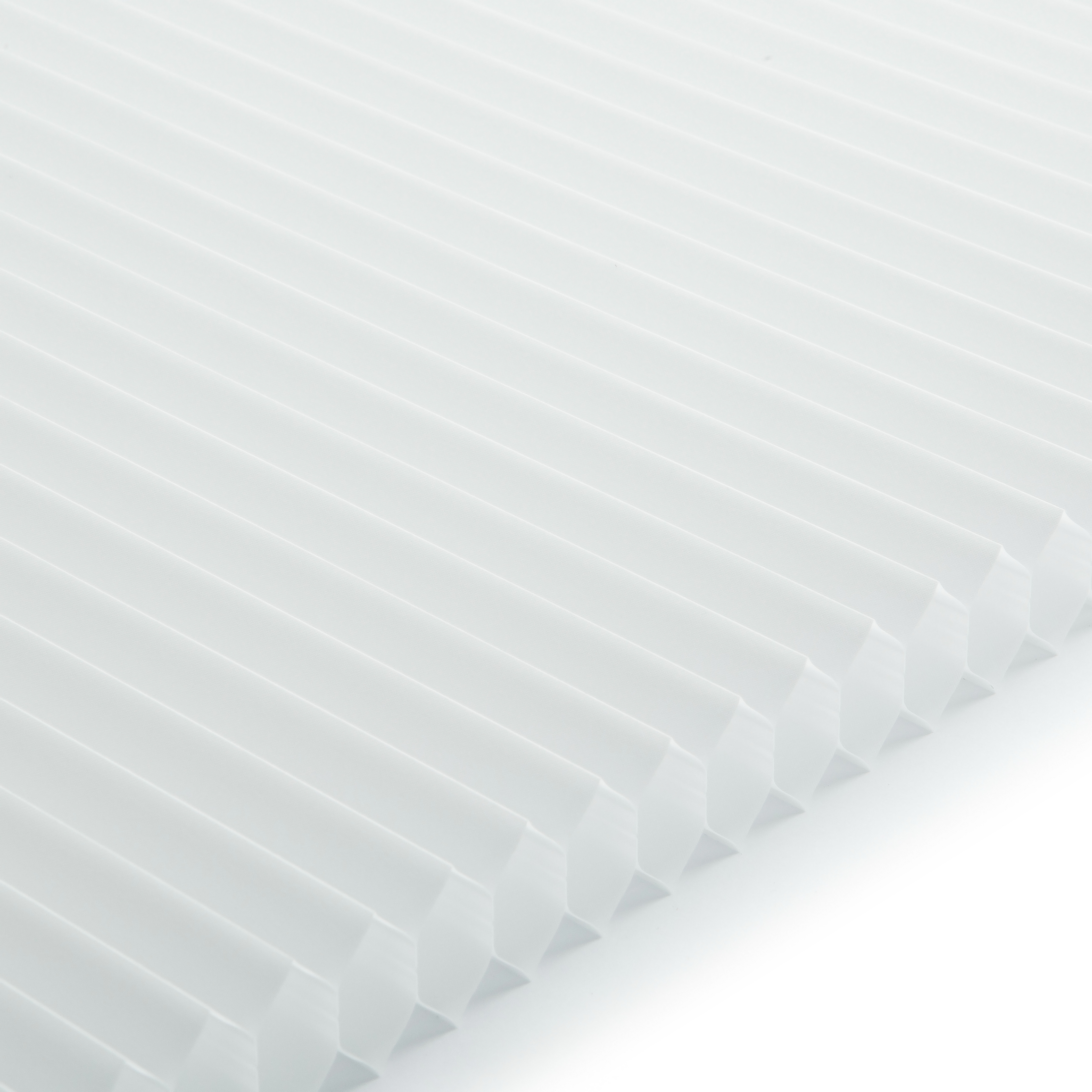 Plissee Honeycomb Luxury Collection vierteltransparent Vanilleweiß 3-3790 DU
