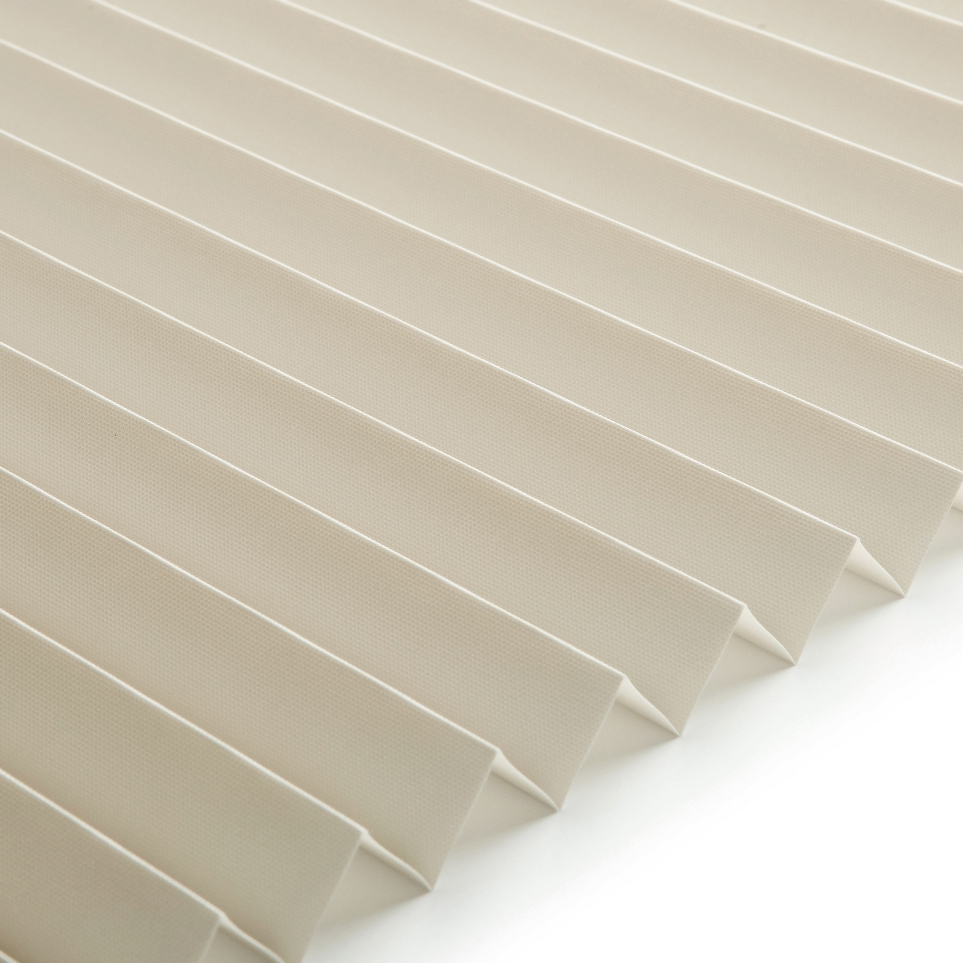 Plissee Standard Collection vierteltransparent Vanilla-Creme 0-0262