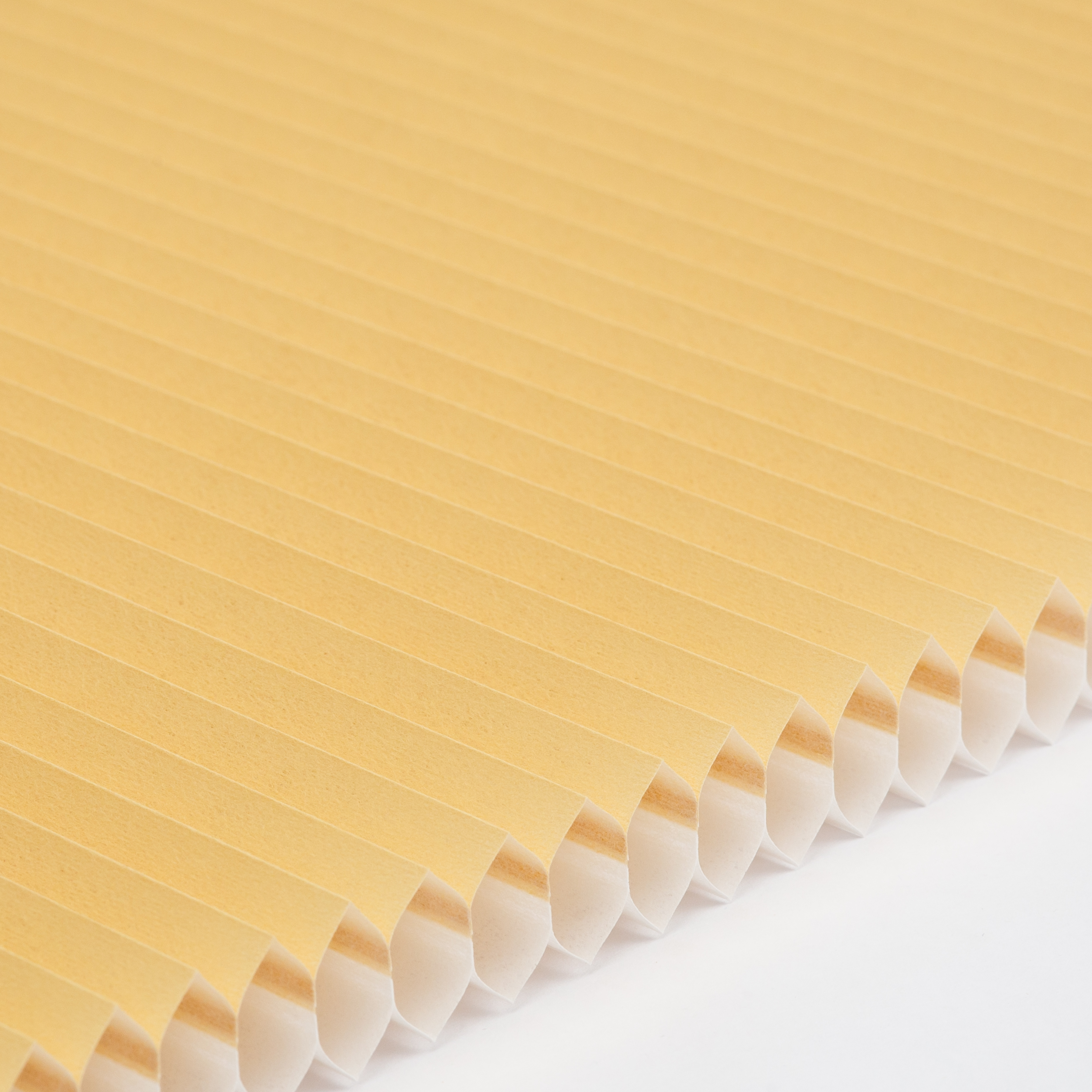 Plissee Honeycomb halbtransparent Standard Collection Honiggelb 0-2851 DU