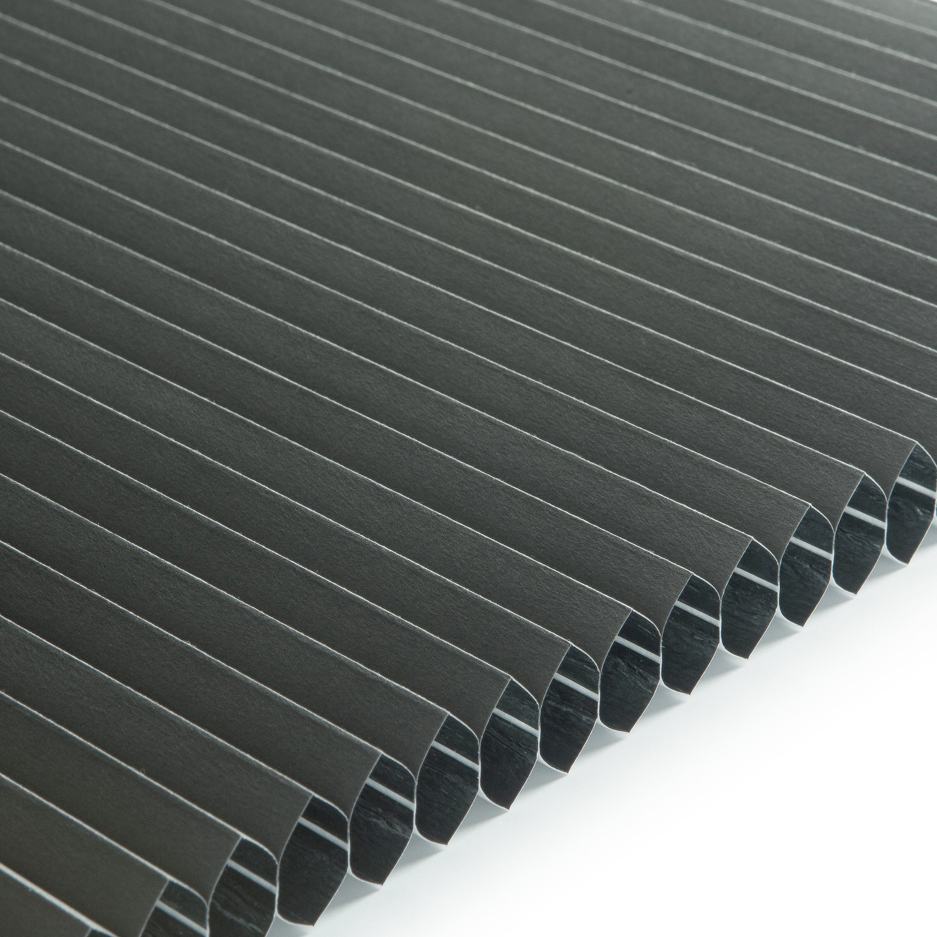 Plissee Honeycomb Komfort Collection Blackout mit Reflektionsbeschichtung Dunkelgrau 1-2831 DU