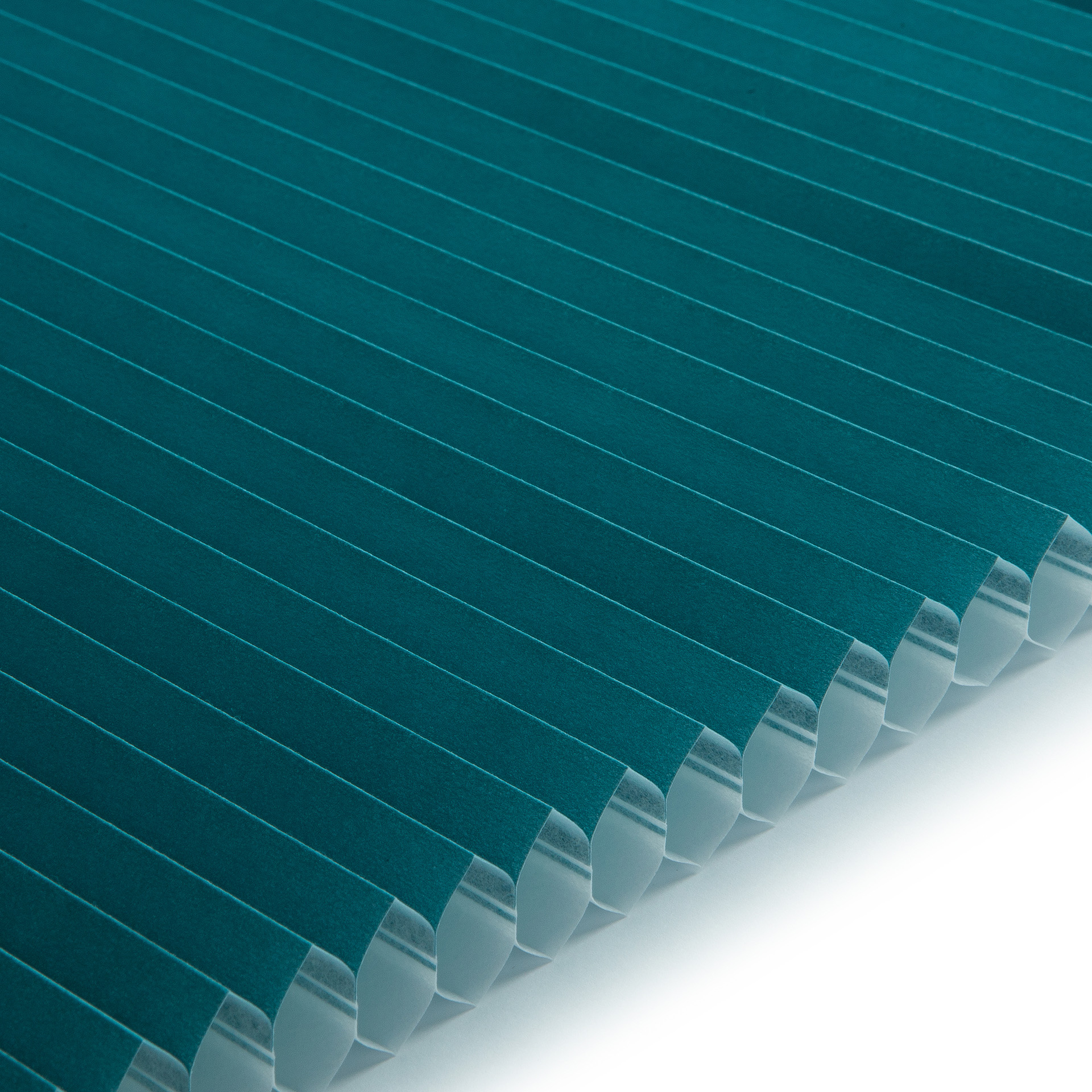 Plissee Honeycomb Standard Collection halbtransparent Petrol 0-2807 DU