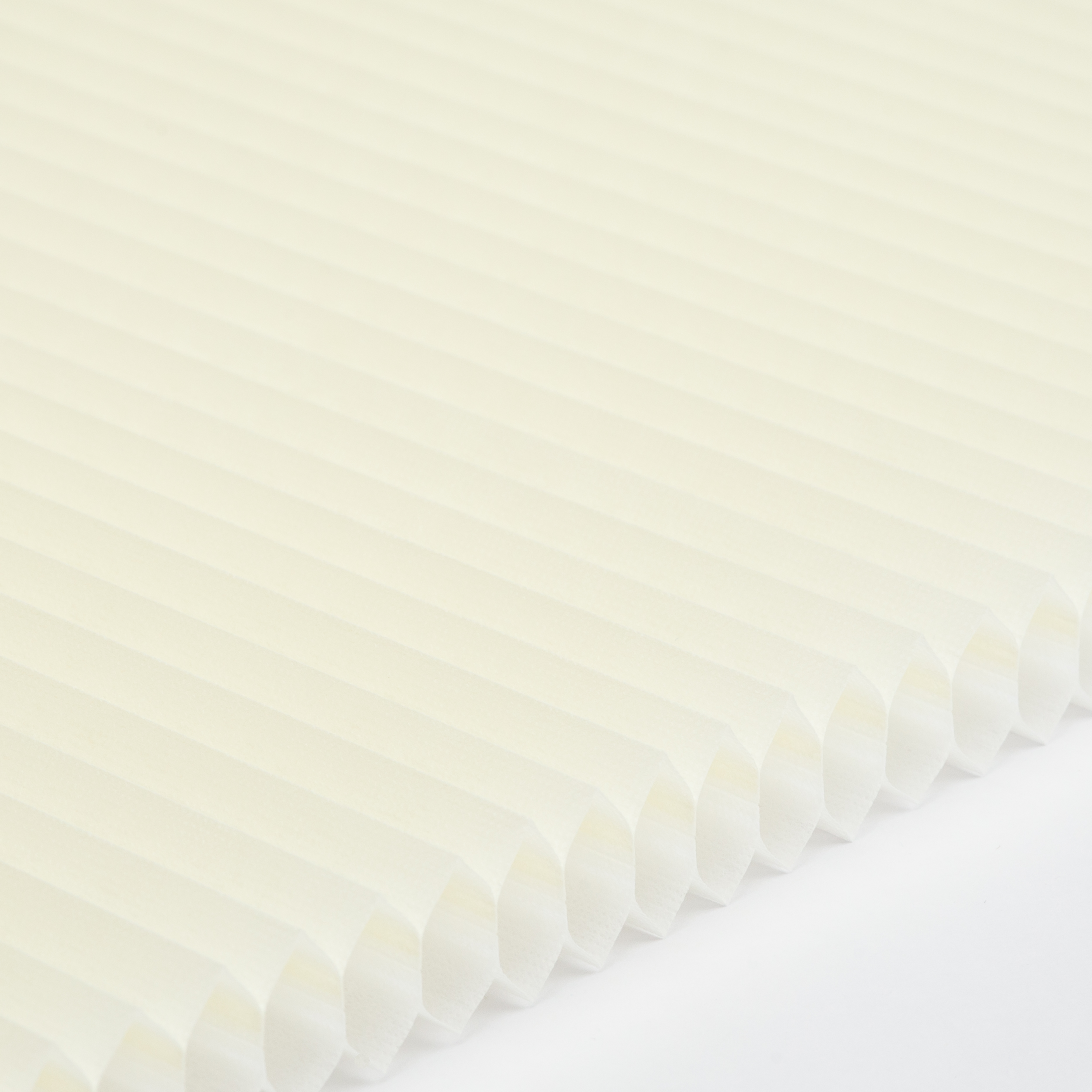 Plissee Honeycomb halbtransparent Standard Collection Weiß / Creme 0-2907 DU