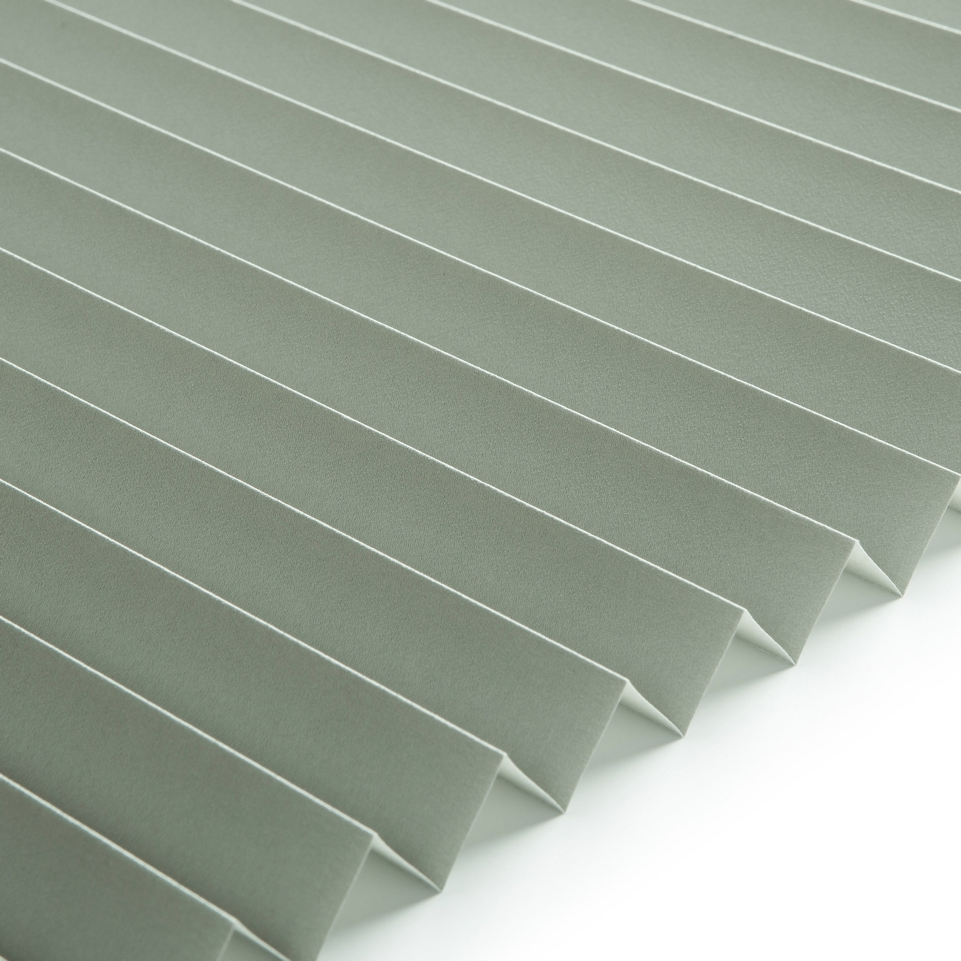 Plissee Basic Selection vierteltransparent mit Reflektionsbeschichtung Sandgrau S-0167