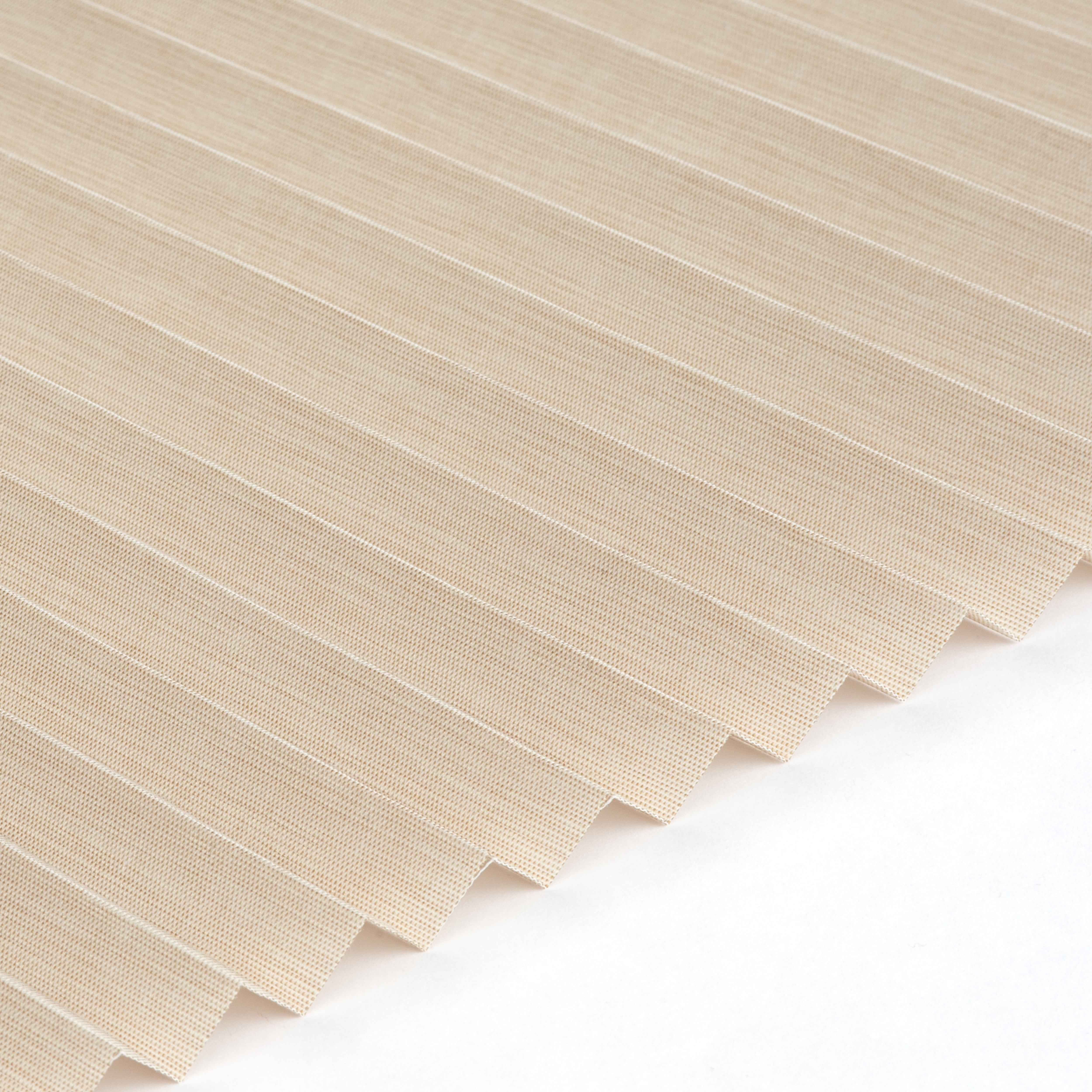 Plissee 16mm für Schiebetüren Premuim Collection halbtransparent Beige / Braun