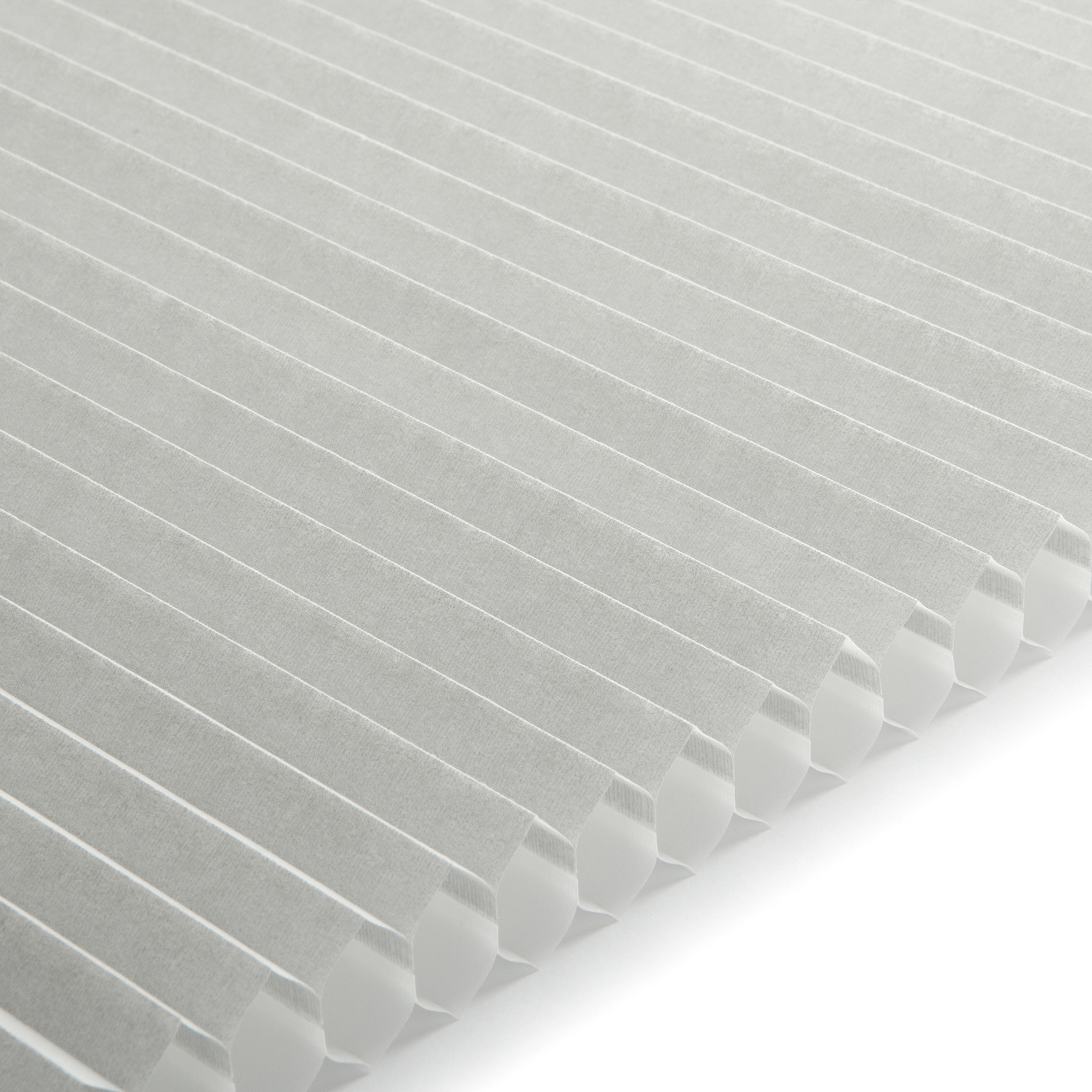 Plissee Honeycomb Komfort Collection halbtransparent Lichtgrau 1-2953 DU