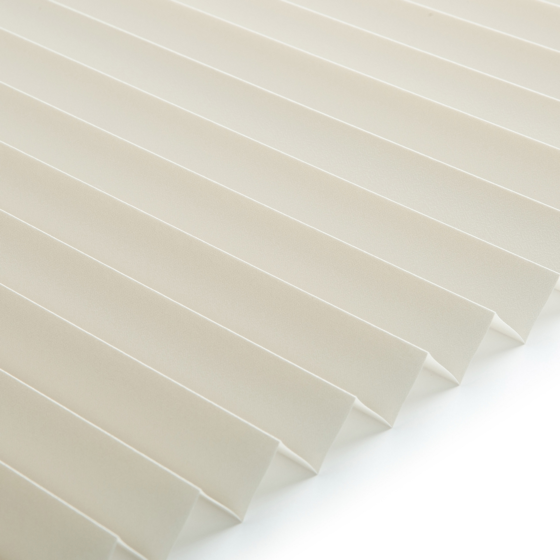 Plissee Basic Selection Beige vierteltransparent mit Reflektionsbeschichtung S-0161