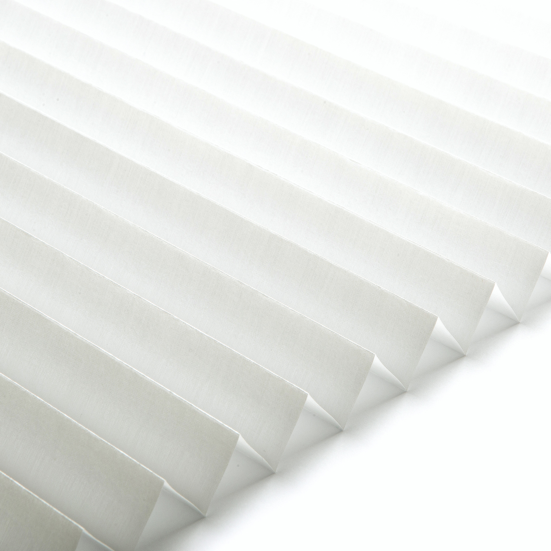 Plissee Komfort Collection weiss / Creme halbtransparent 1-1240