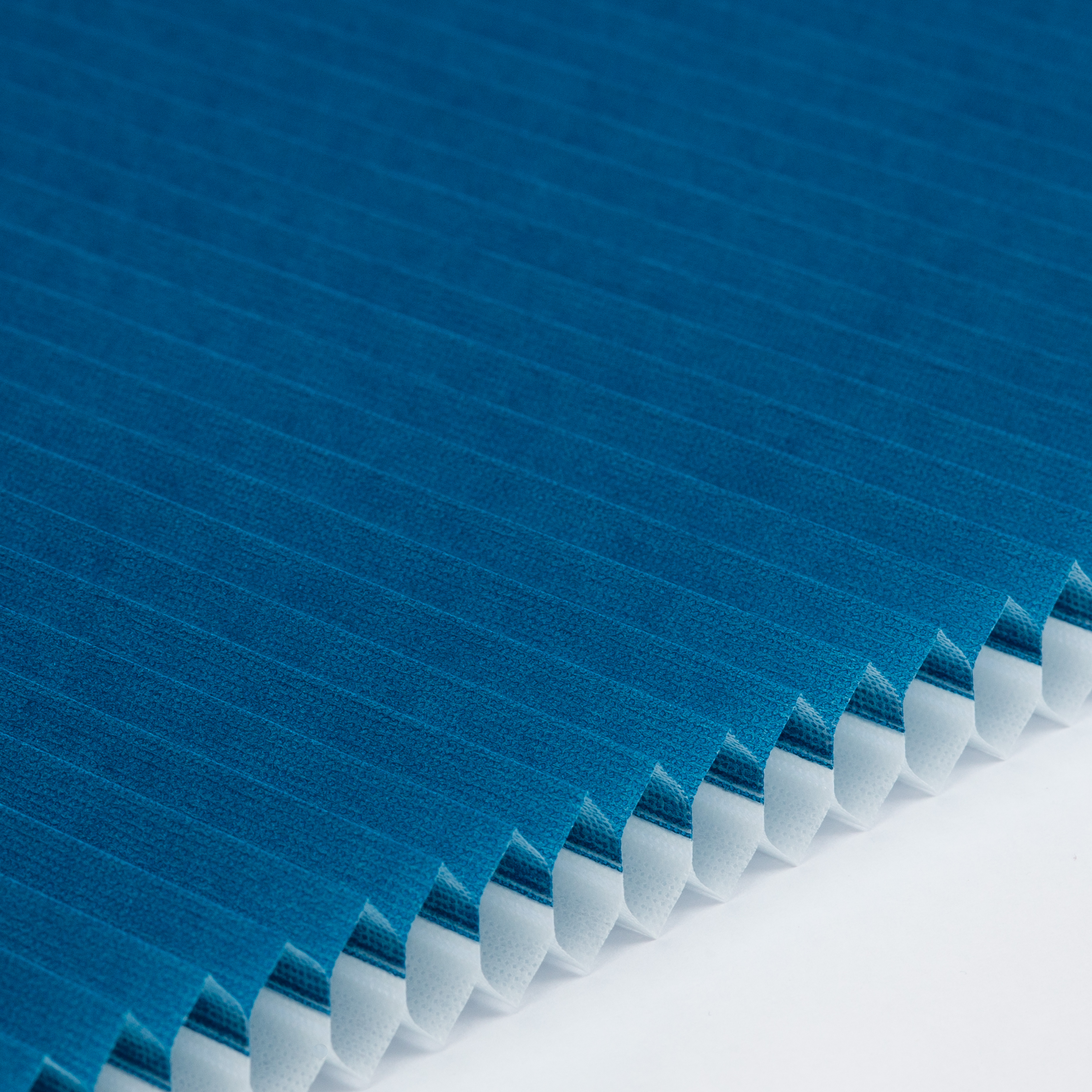 Plissee Honeycomb halbtransparent Standard Collection Blaugrün 0-2929 DU