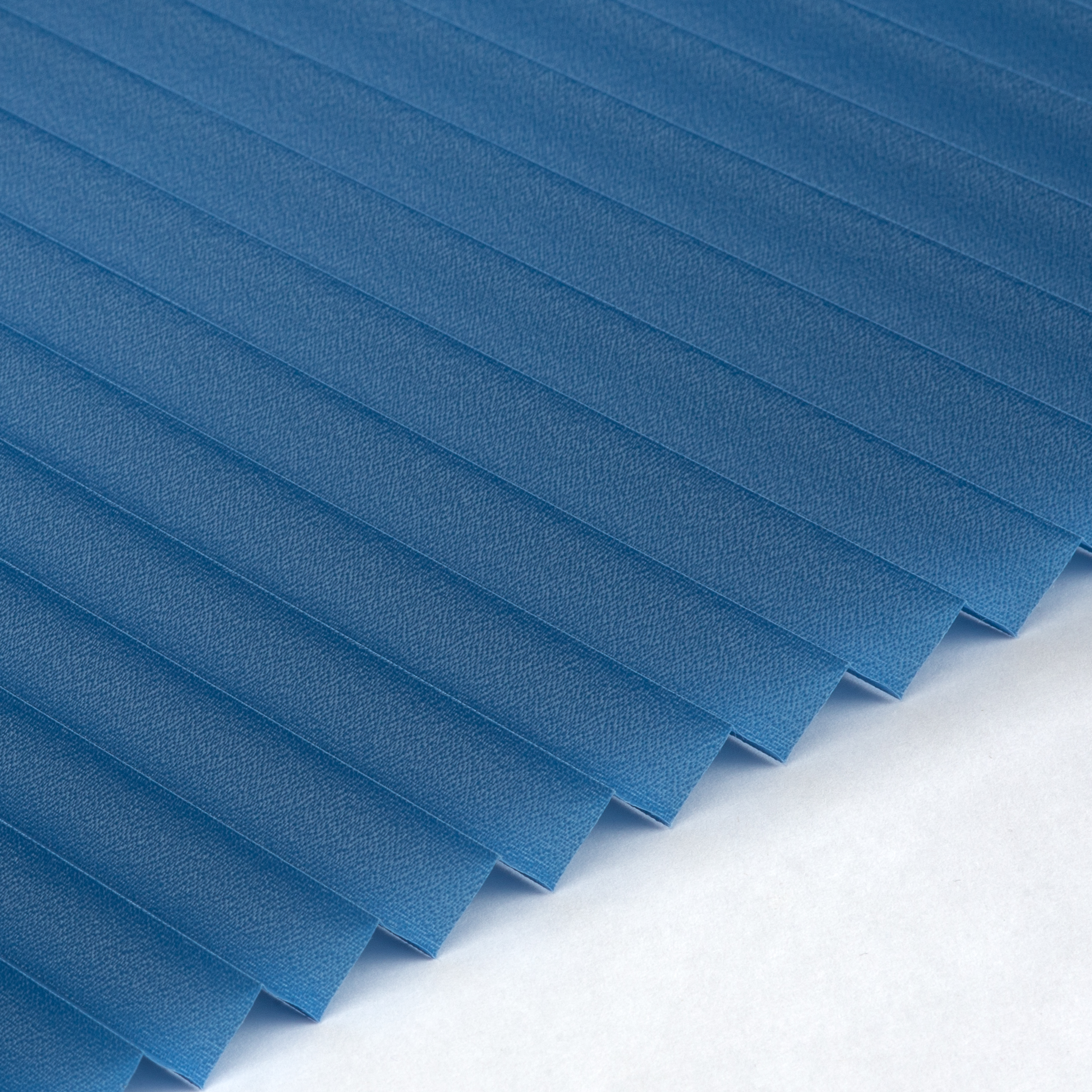 Plissee 16mm für Schiebetüren Basic Selection halbtransparent blau
