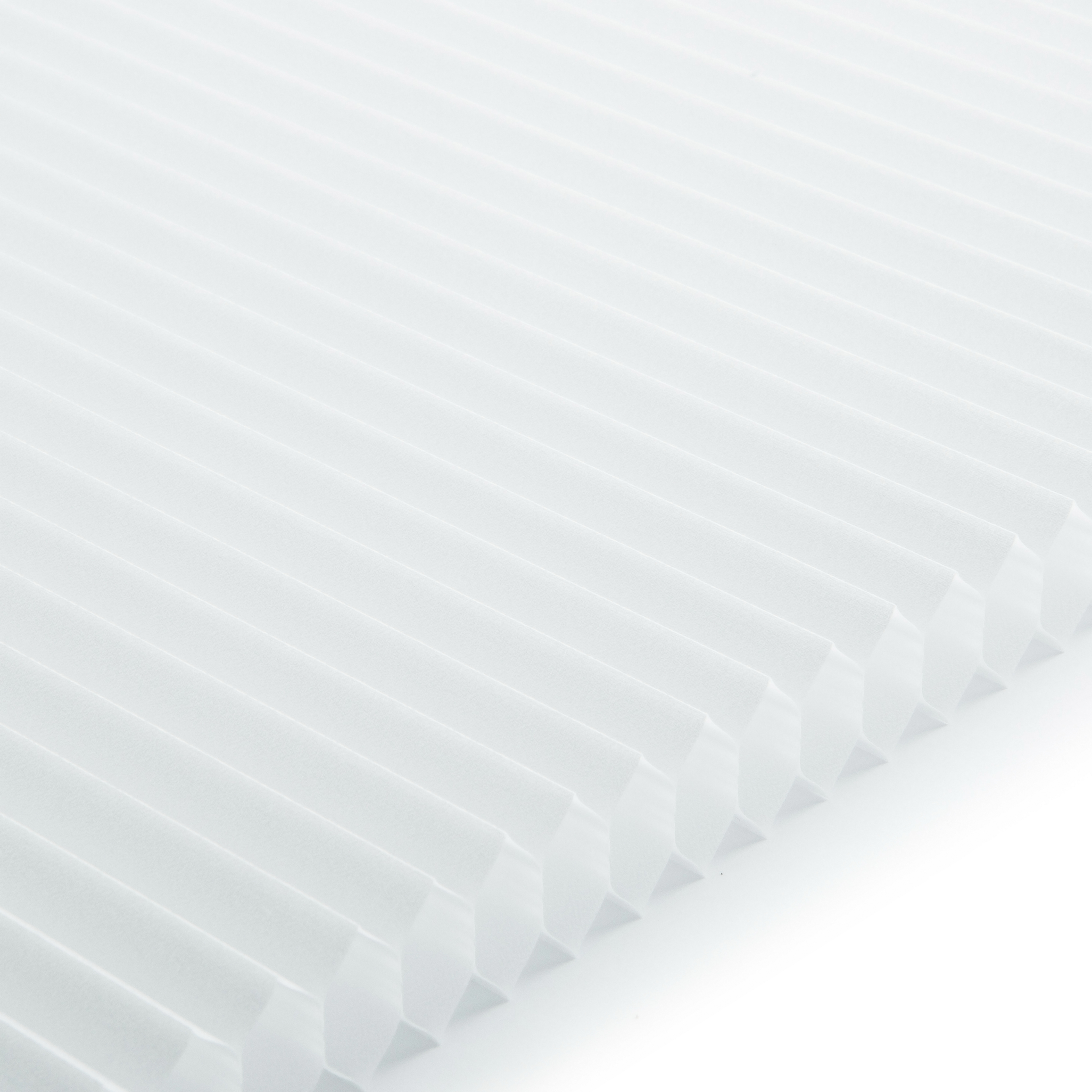 Plissee Honeycomb Luxury Collection vierteltransparent weiß 3-3650 DU